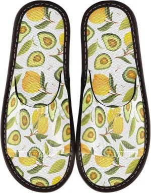 Fisyme Slippers for Women Men Slip-On Open Toe Indoor Outdoor House Shoes Home Slipper