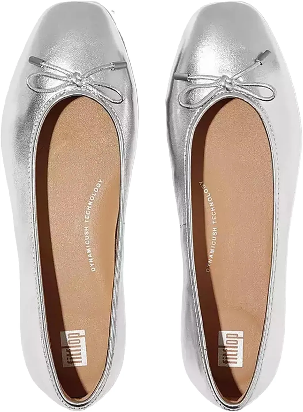 FitFlop Women's Delicato Bow Soft Leather Ballerinas Ballet Flat