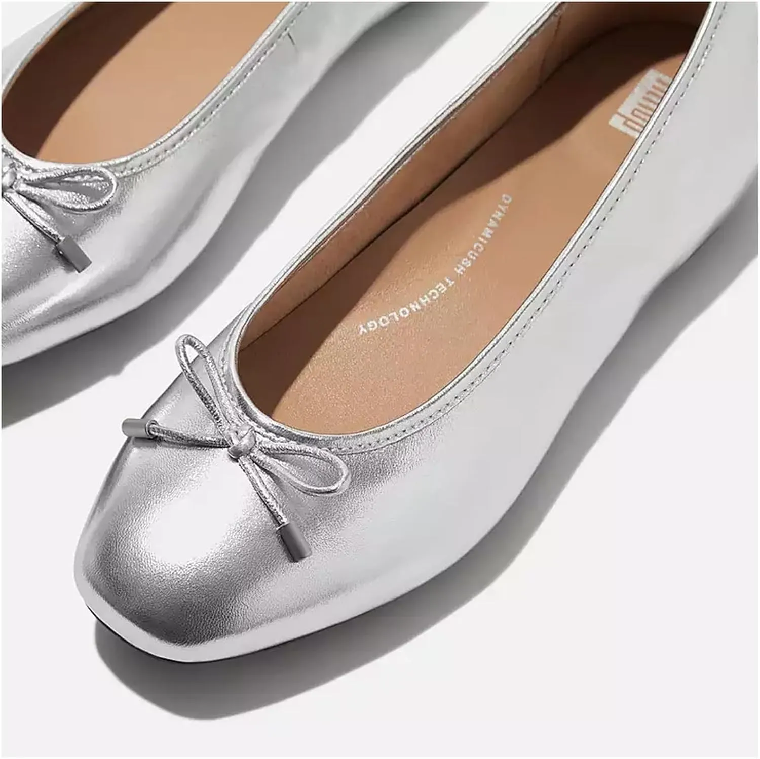 FitFlop Women's Delicato Bow Soft Leather Ballerinas Ballet Flat