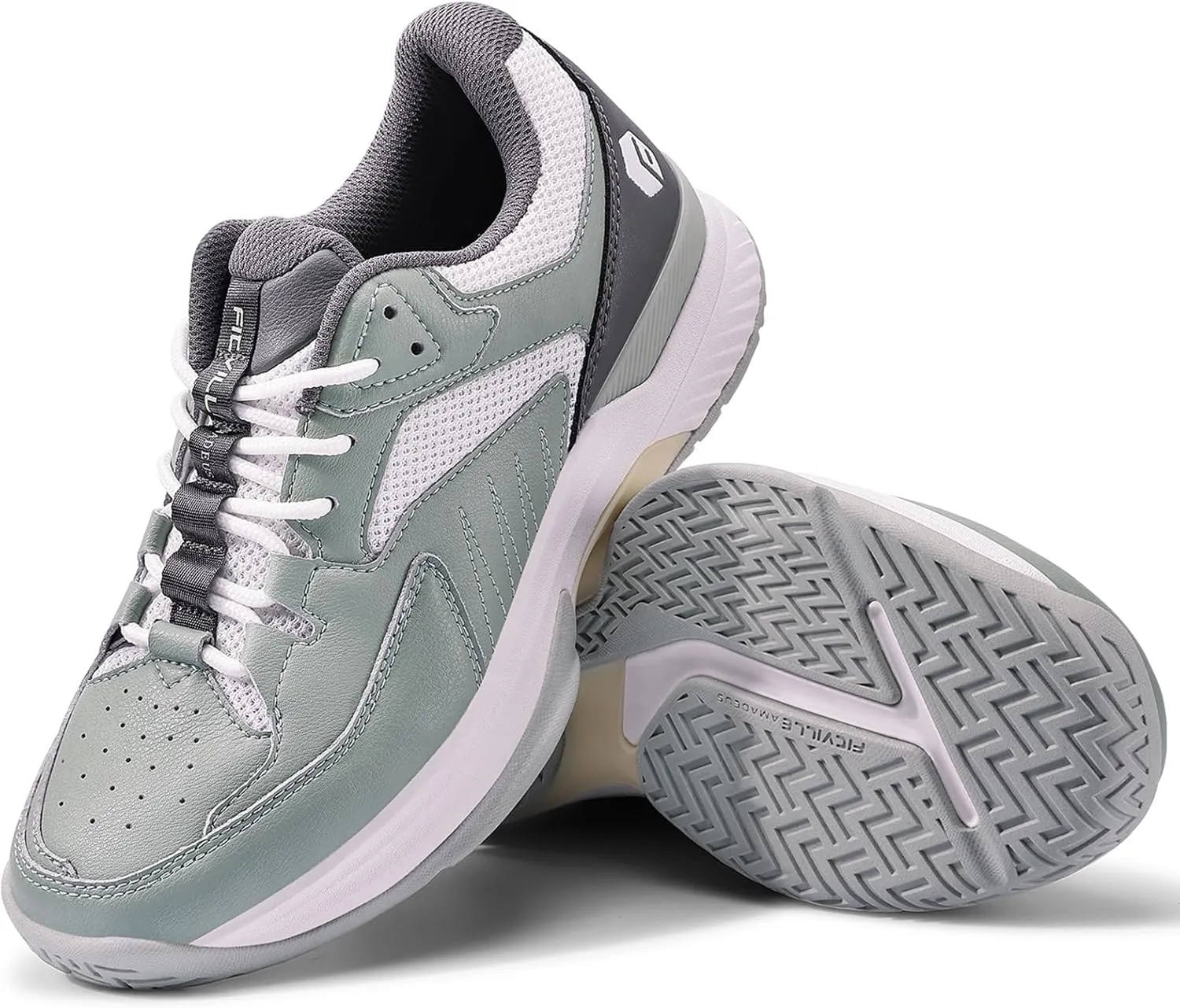 FitVille Wide Pickleball Shoes for Women Tennis Court Shoes with Arch Support for Flat Feet