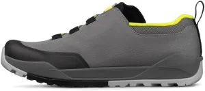 Fizik Men's Terra Ergolace X2 Flat Cycling Shoes, Grey-Yellow Fluo, 12.5