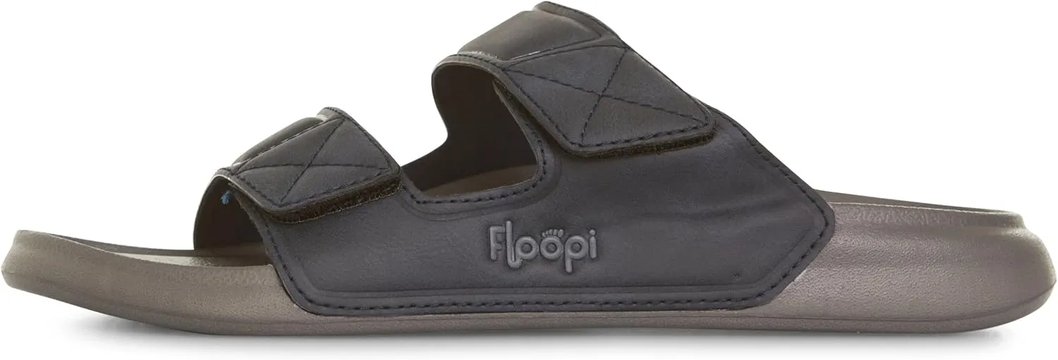 Floopi Flip Flops for Men with Double Straps Men Beach Sandals With Heal and Arch Support Comfort Fit Men Slides with Indoor & Outdoor Anti Skid Soles