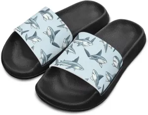 Forchrinse Kids Slides for Boys Girls House Slippers Arch Support Sport Sandals Summer Beach Slippers