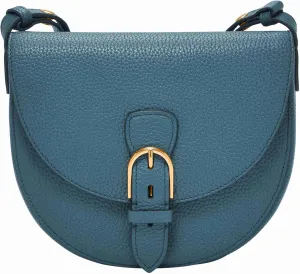 Fossil Women's Everleigh Leather Flap Crossbody Purse Handbag