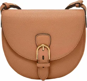 Fossil Women's Everleigh Leather Flap Crossbody Purse Handbag
