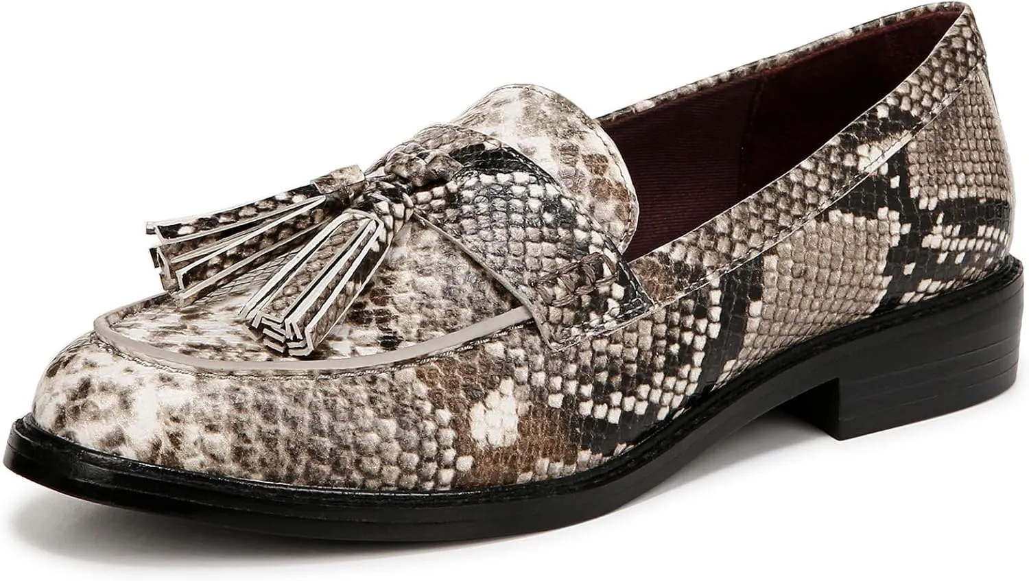Franco Sarto womens Carolynn Low Slip on Tassel Loafers