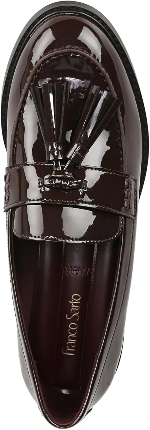 Franco Sarto womens Carolynn Low Slip on Tassel Loafers