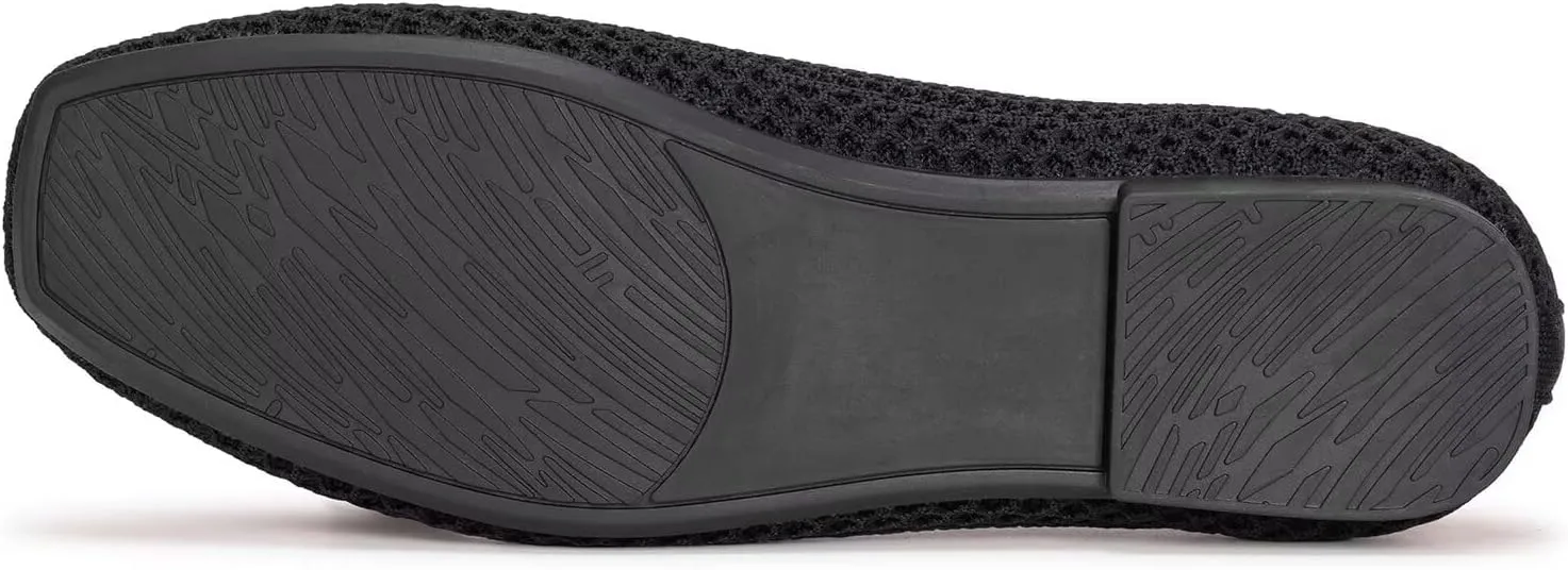 Frank Mully Women's Loafer Flats Square Toe Comfortable Office Work Shoes, Cute Penny Loafer Slip On Walking Driving Shoes