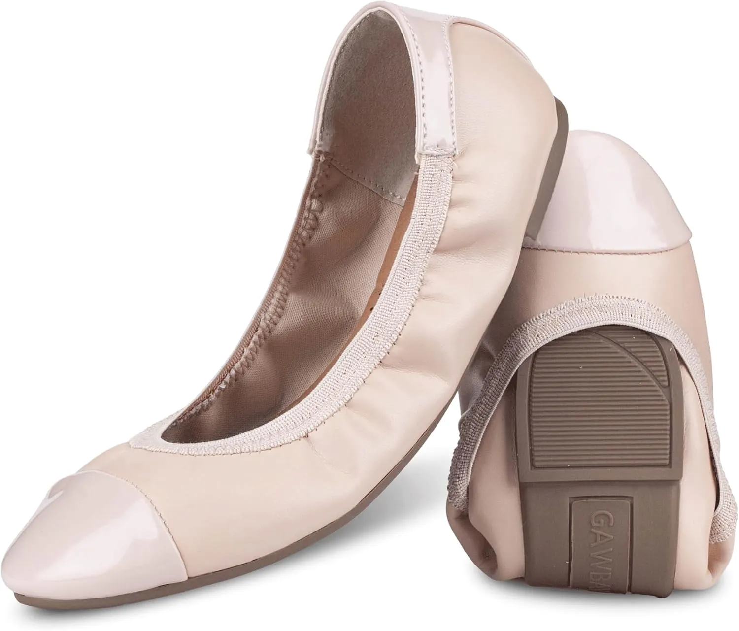 GAWBAW Women's Ballet Flats Shoes - Slip on Casual Flats Round Toe Walking Ballerina Shoes for Women
