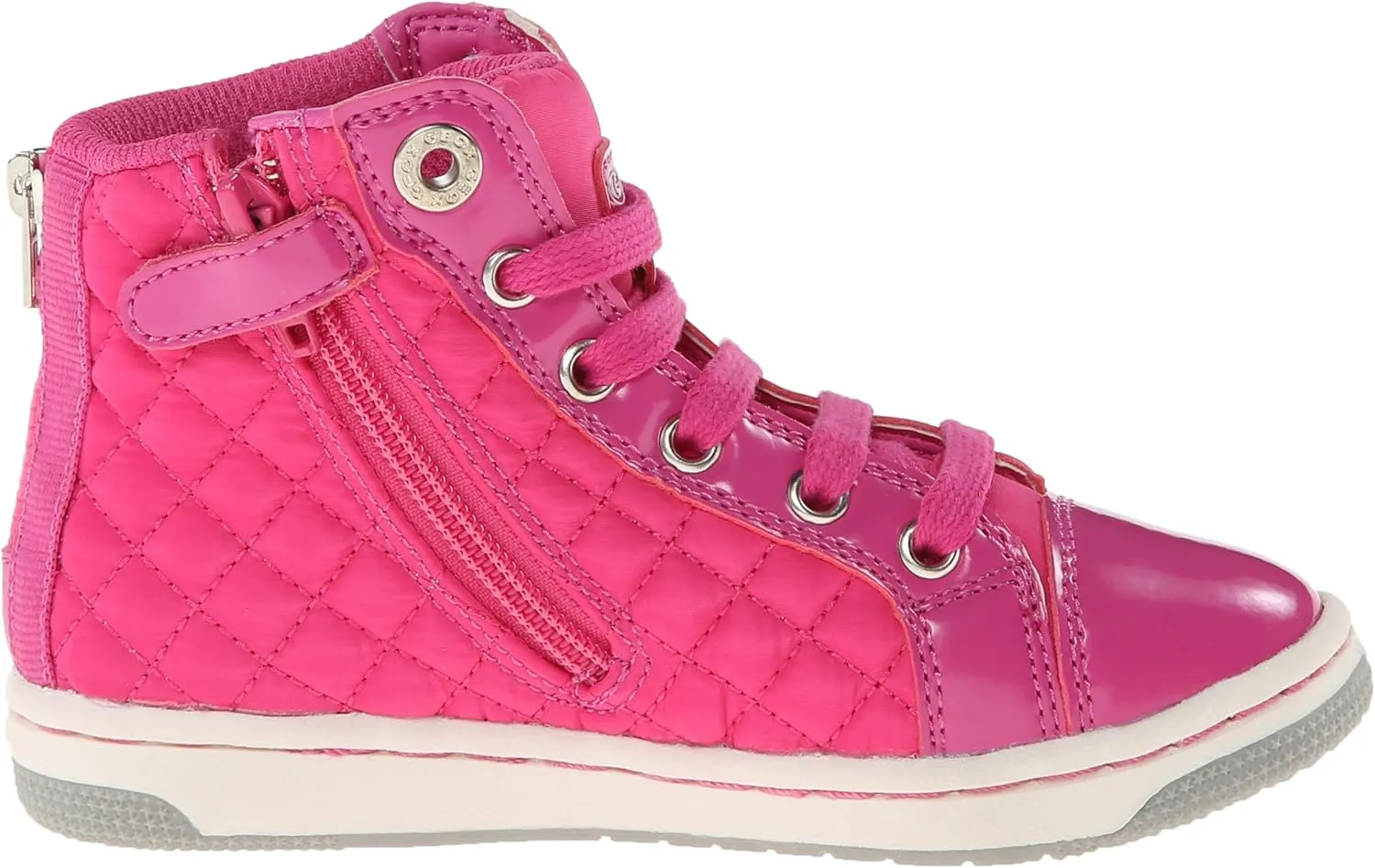Geox Girl Jr Creamy High Top Qui Sneaker