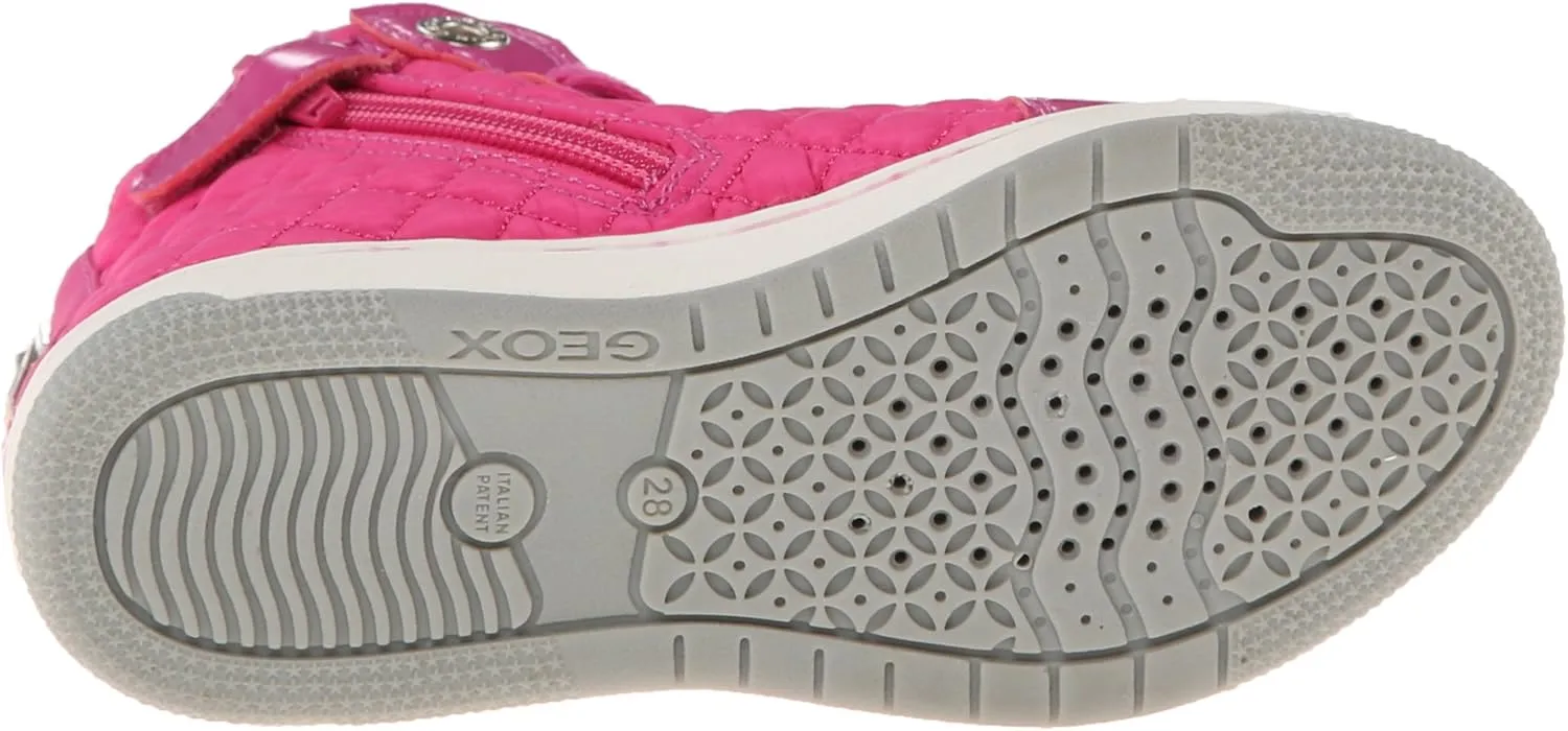 Geox Girl Jr Creamy High Top Qui Sneaker