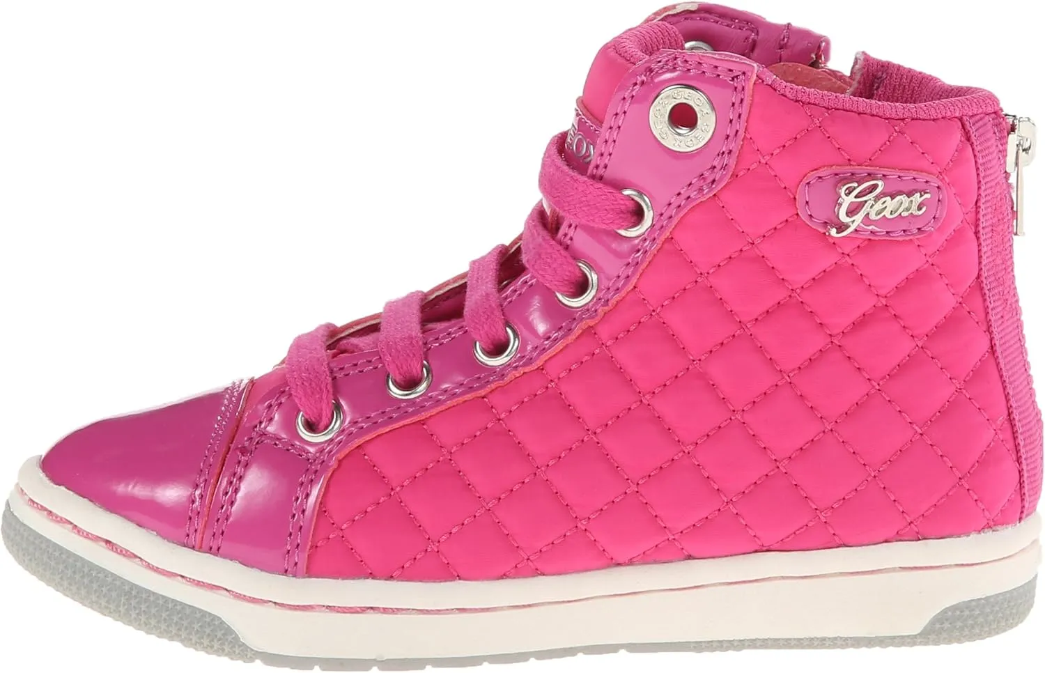 Geox Girl Jr Creamy High Top Qui Sneaker