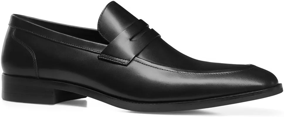 GIFENNSE Men's Dress Shoes Slip-On Loafers Formal Leather Shoes for Men