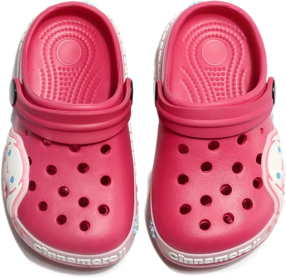 Girls Garden Clogs Breathable Lightweight Comfortable Non-Slip Cartoon Slippers for Toddlers Little Kids,Beach Sandals