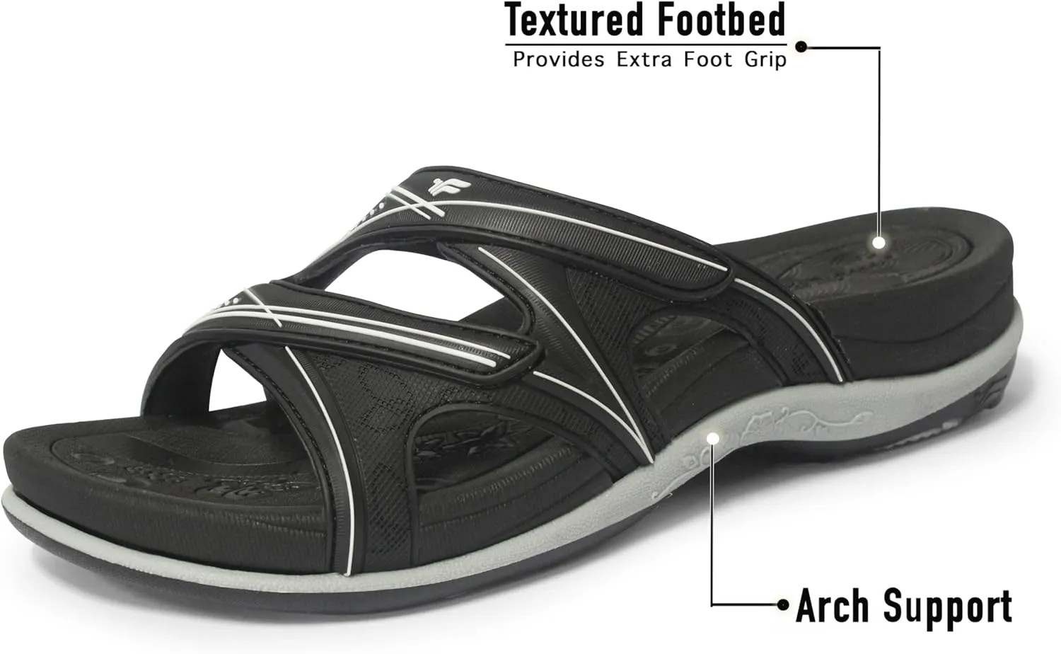 Gold Pigeon Shoes SIGNATURE Comfort Walking Ergonomic Slides Sandals for Women