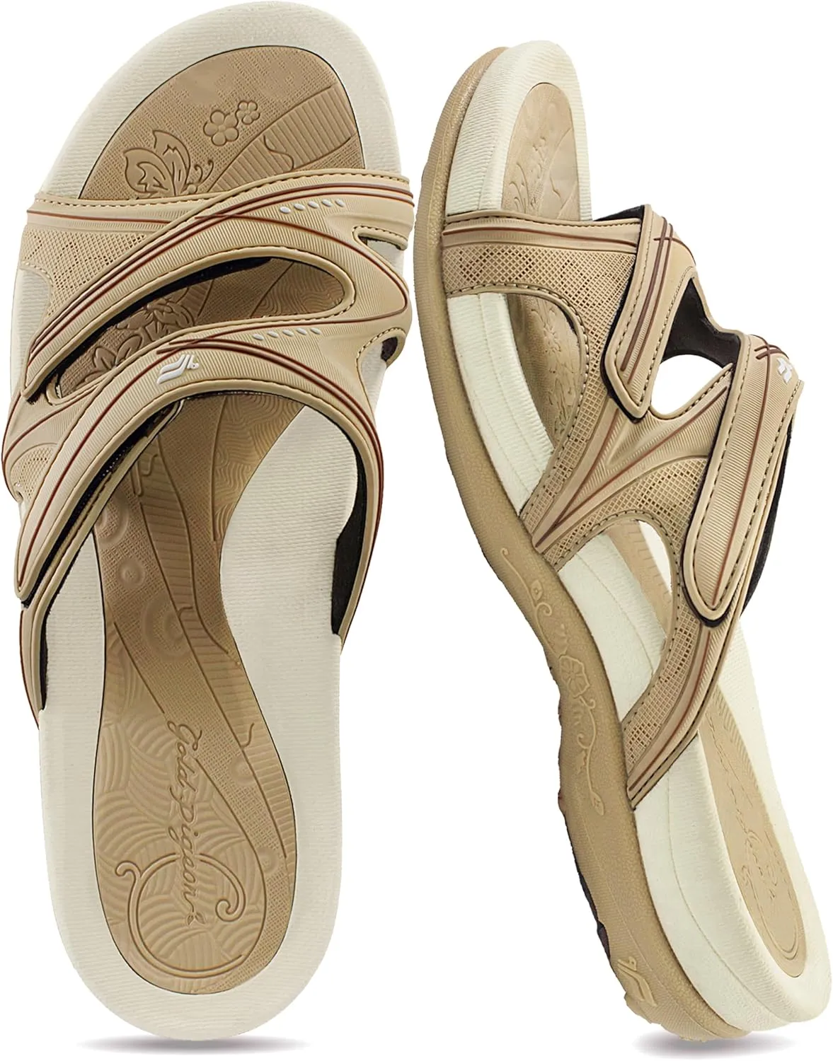 Gold Pigeon Shoes SIGNATURE Comfort Walking Ergonomic Slides Sandals for Women
