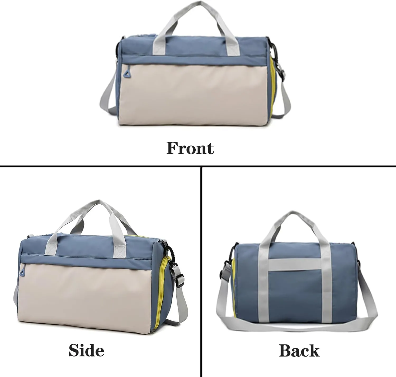 Gym Bag for Women,Duffle Bag for Travel,40L Carry On Weekender Bags with Shoe Compartment,Sports Bags for Yoga & Dance with Wet Pocket