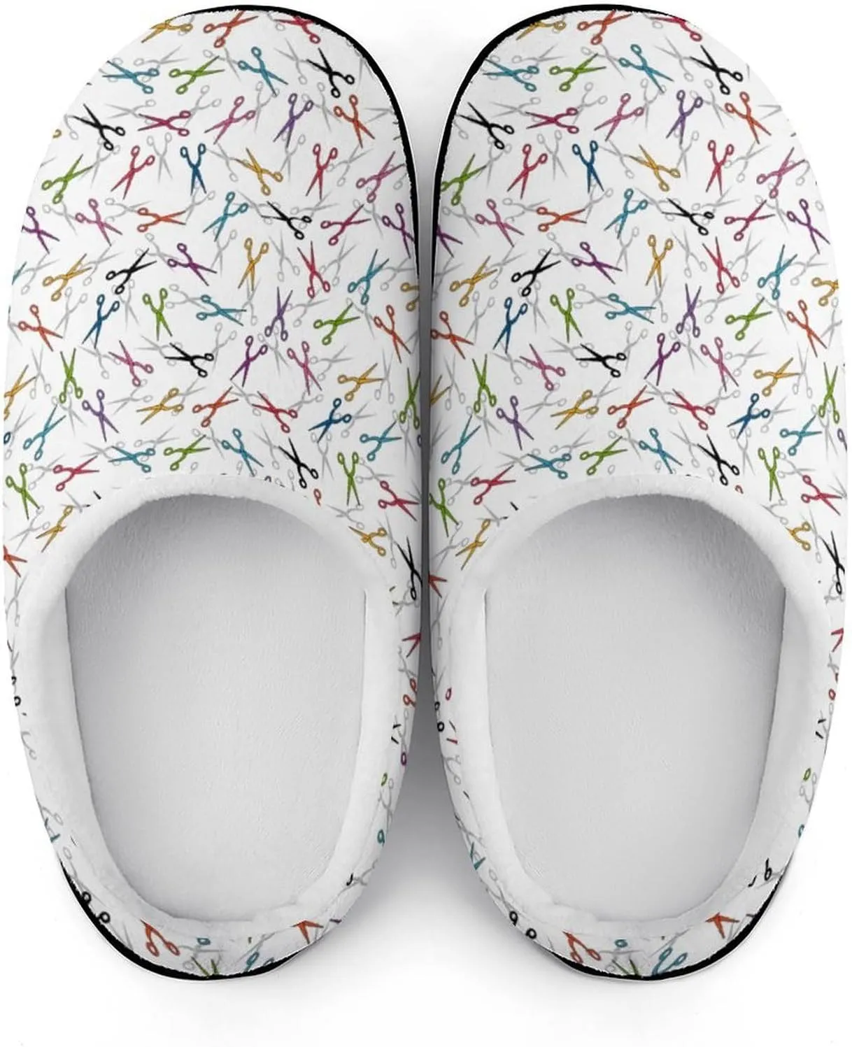 Halloween Checkered Clog Slippers For Men Non-Slip House Slippers Women's Cotton Slippers Slip-On Shoes Indoor Outdoor