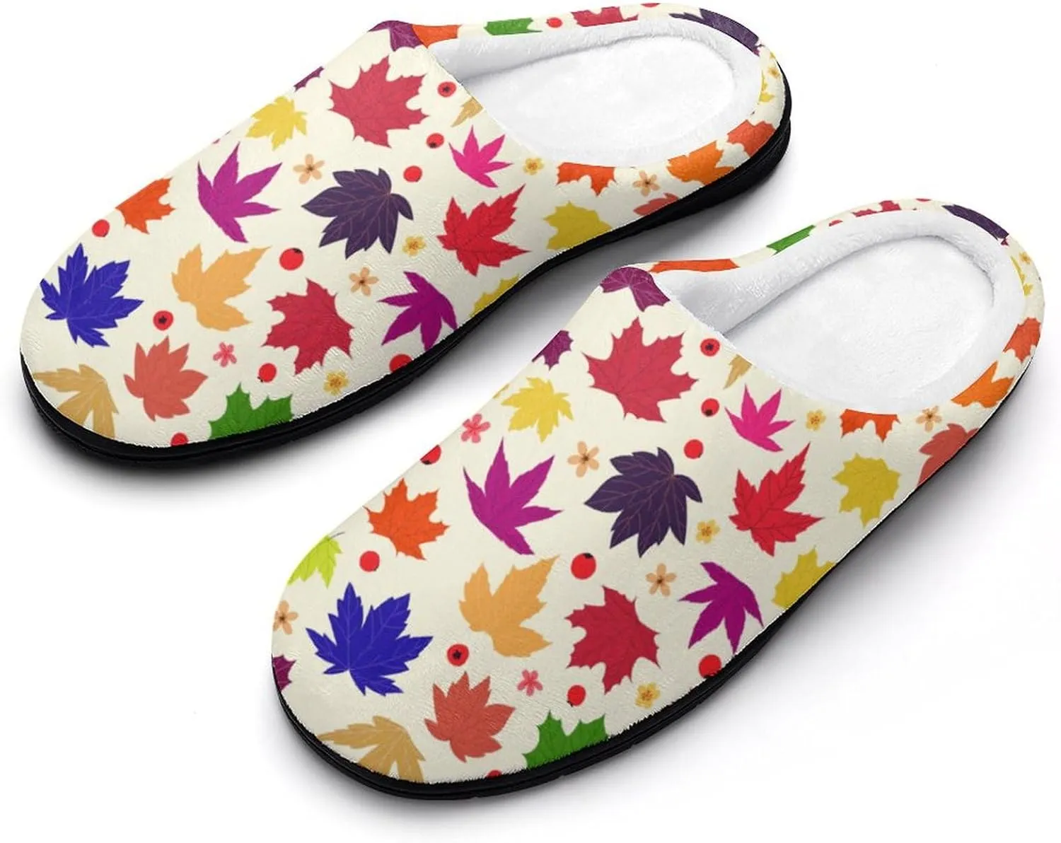 Halloween Party Green House Slippers For Woman Mens Funny Memory Foam Bedroom Slippers Indoor Outdoor Slip-On Shoes
