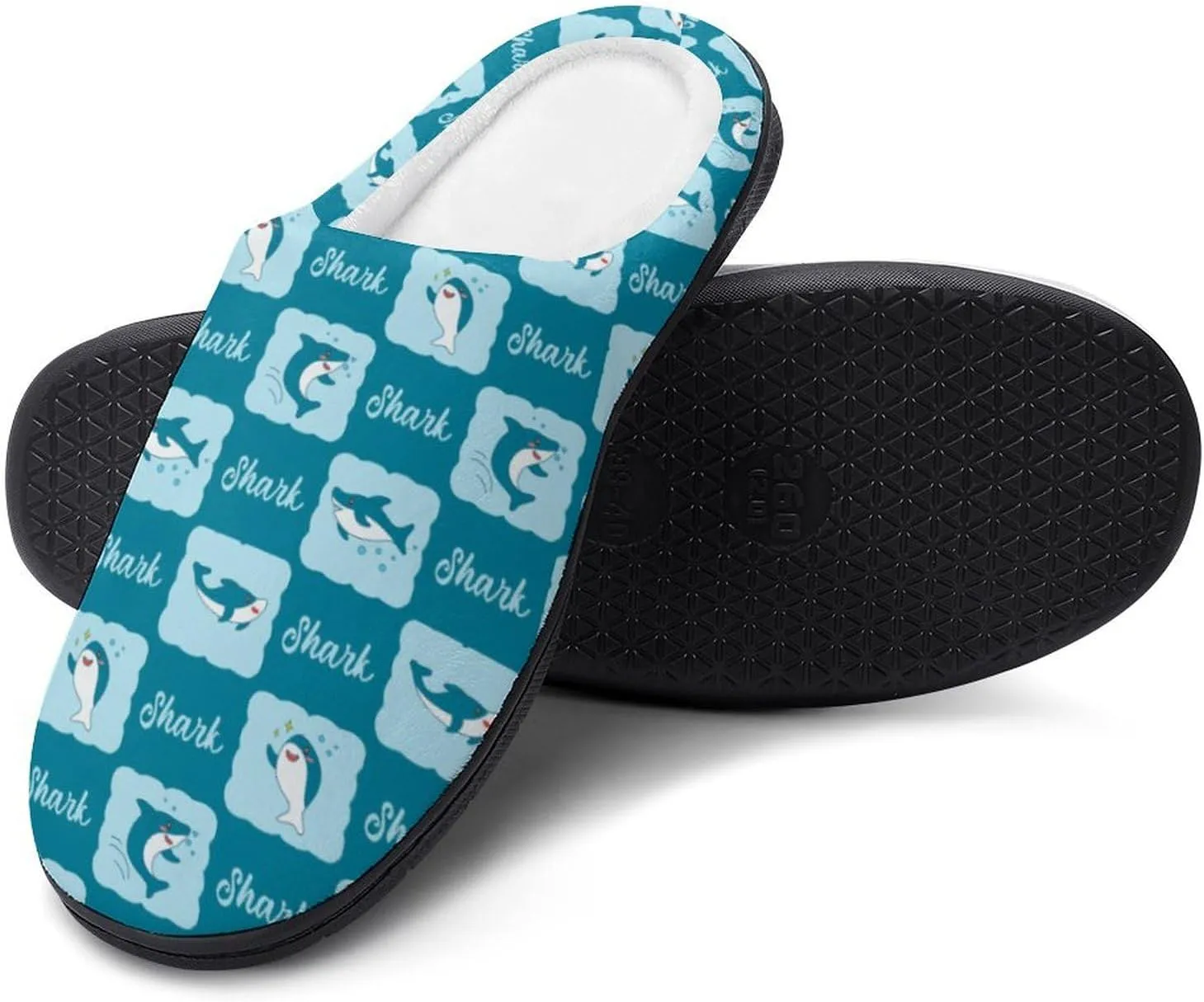 Halloween Party Green House Slippers For Woman Mens Funny Memory Foam Bedroom Slippers Indoor Outdoor Slip-On Shoes