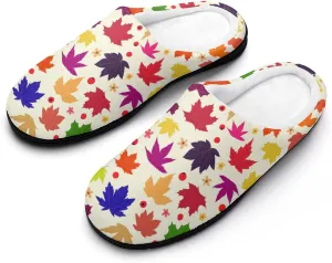 Halloween Party Green House Slippers For Woman Mens Funny Memory Foam Bedroom Slippers Indoor Outdoor Slip-On Shoes