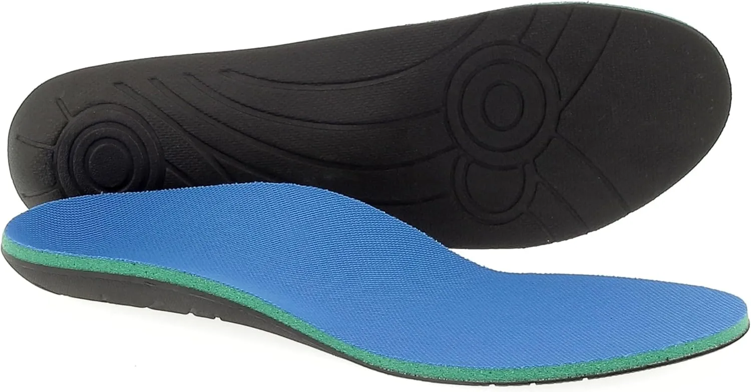 Heat Formable Orthotic Insoles, Full - Rigid Custom Arch Support Insert Size G