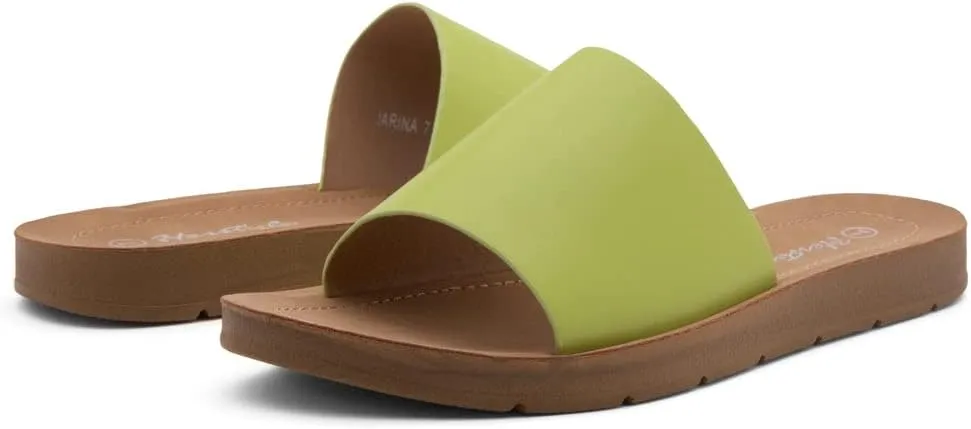 Herstyle Women’s Flat Sandals 2025 – Dressy Fashion Slides with Cushioned Footbed | Open Toe, Slip-On Lightweight Sandals for Summer, Beach & Daily Casual Wear