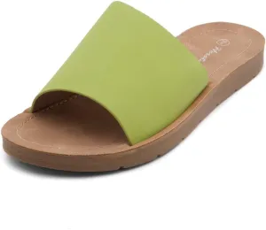 Herstyle Women’s Flat Sandals 2025 – Dressy Fashion Slides with Cushioned Footbed | Open Toe, Slip-On Lightweight Sandals for Summer, Beach & Daily Casual Wear