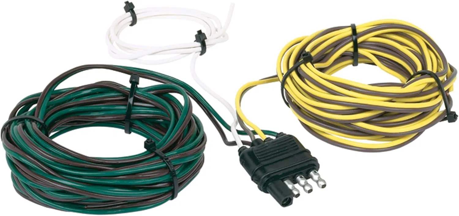 Hopkins Towing Solutions 48265 30' 4 Wire Flat Trailer Side Y-Harness Connector