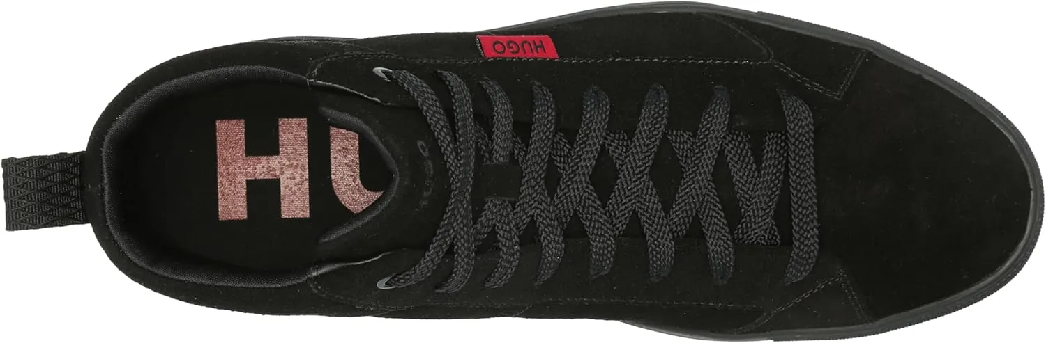 HUGO Men's Essential Cupsole Suede High Top Sneaker