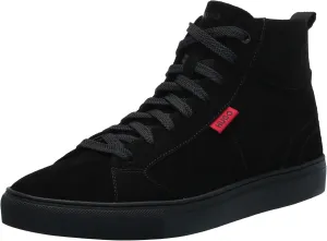 HUGO Men's Essential Cupsole Suede High Top Sneaker