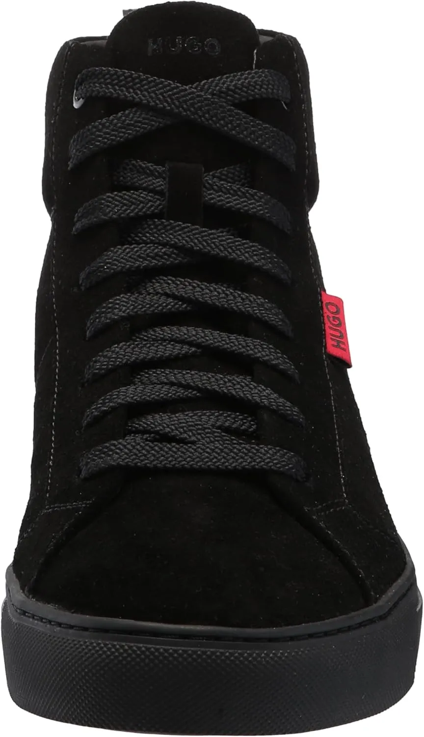 HUGO Men's Essential Cupsole Suede High Top Sneaker