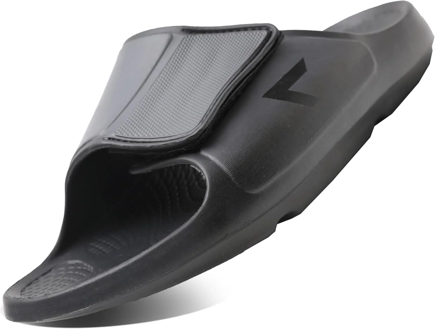 HUHV Recovery Comfort Sandals- Orthopedic Flip-Flop and Slide Sandals with Arch Support and Extra Cushion EVA Footbed for Men and Women