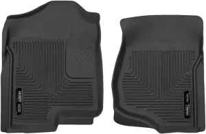 Husky Liners X-act Contour Floor Mats | Fits 2023-2024 Honda Pilot | 2nd Row, 1-pc Black - 50931