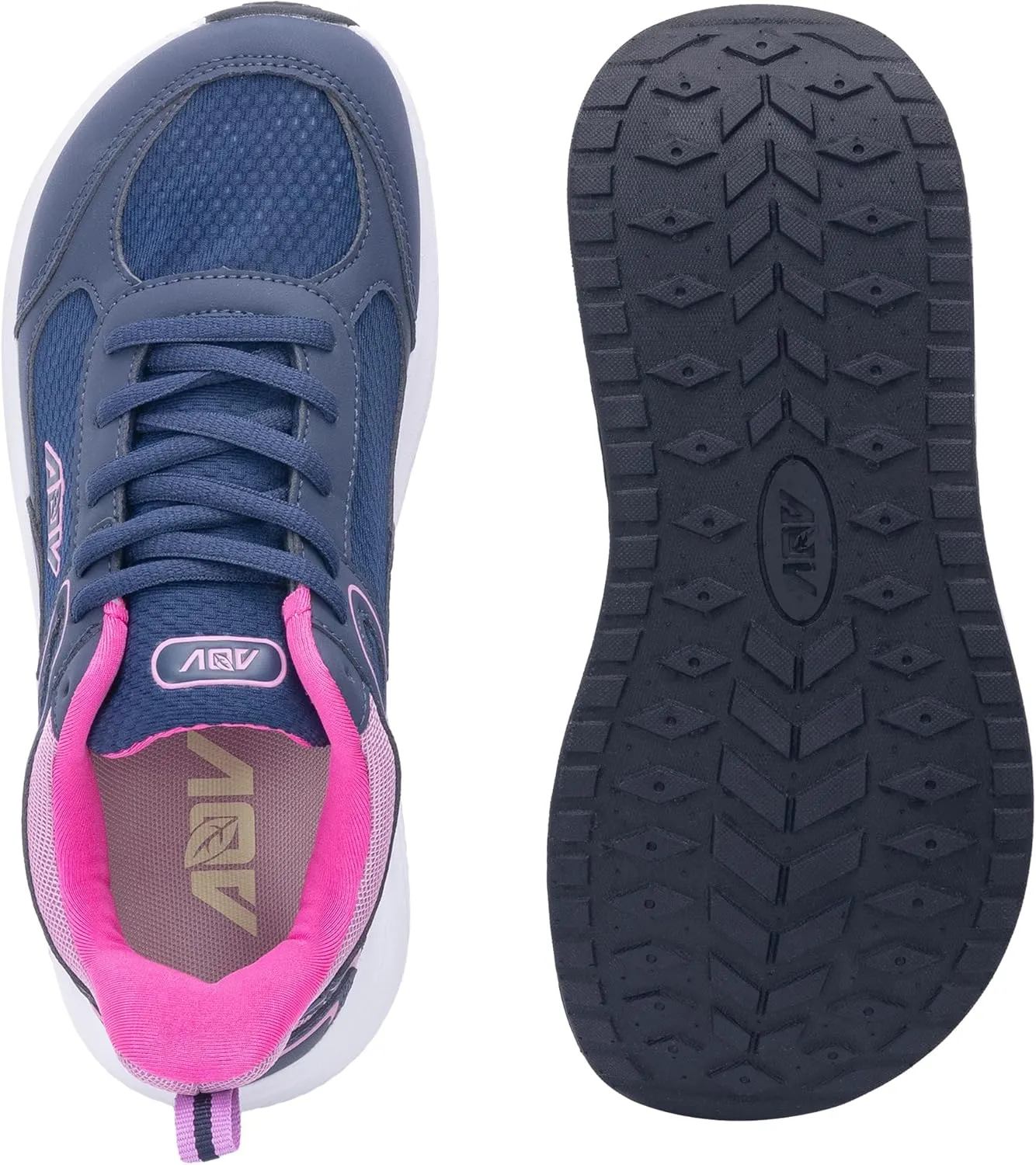 IIV Women Walking Shoes for Plantar Fasciitis | Wide Toe Box Shoes for Bunions | Arch Support Orthotic Shoes for Standing All Day