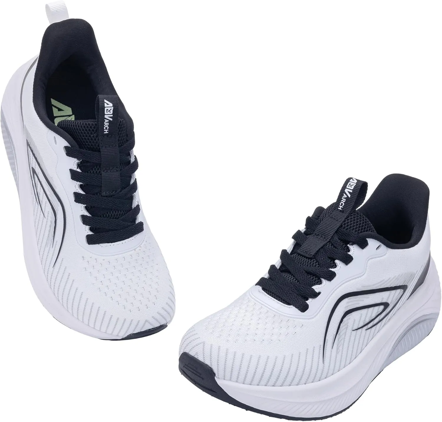 IIV Women Walking Shoes for Plantar Fasciitis | Wide Toe Box Shoes for Bunions | Arch Support Orthotic Shoes for Standing All Day