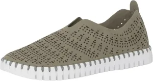 Ilse Jacobsen HORNBAEK Women's Tulip 3172 Flat | Slip On | Low-Top (Army, 10)