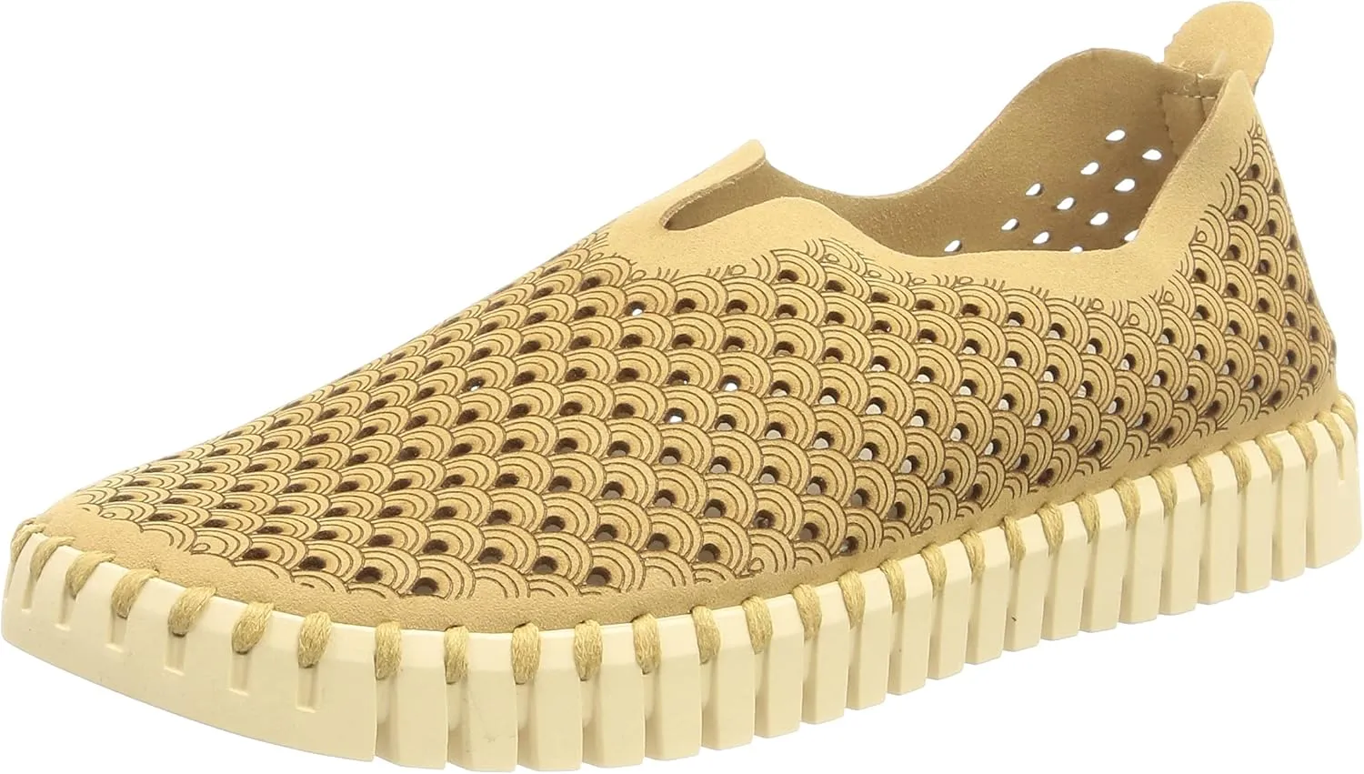 Ilse Jacobsen Women's Slip On Sneaker, Latte, 7
