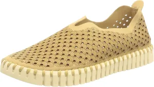 Ilse Jacobsen Women's Slip On Sneaker, Latte, 7