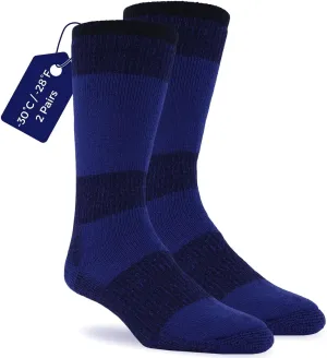 J.B. Field's Icelandic -30 Below XLR Merino Wool Thermal Winter Socks for Hiking, Trekking & Outdoor Activity, 2 Pairs