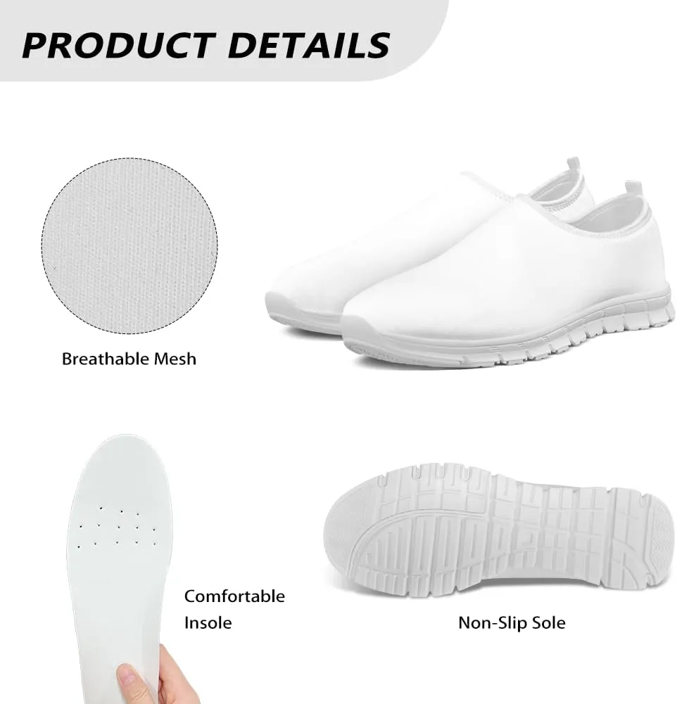 Jeiento Boho Blossom Womens Casual Loafer Slip On Lightweight Comfort Travel Walking Flats Shoes