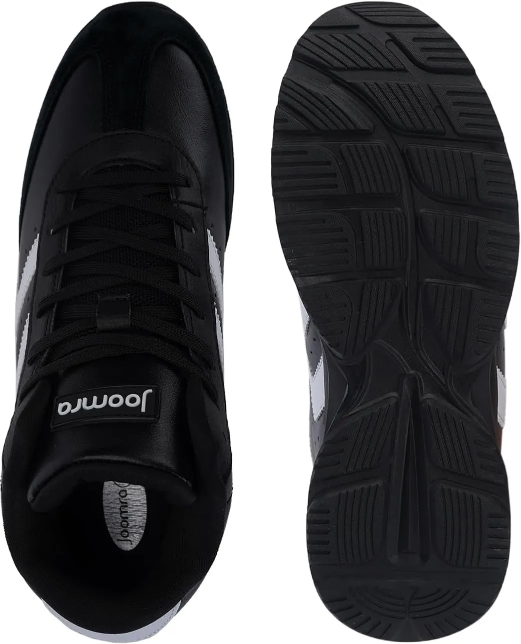 Joomra Men's Stylish Sneakers High Top Athletic-Inspired Shoes