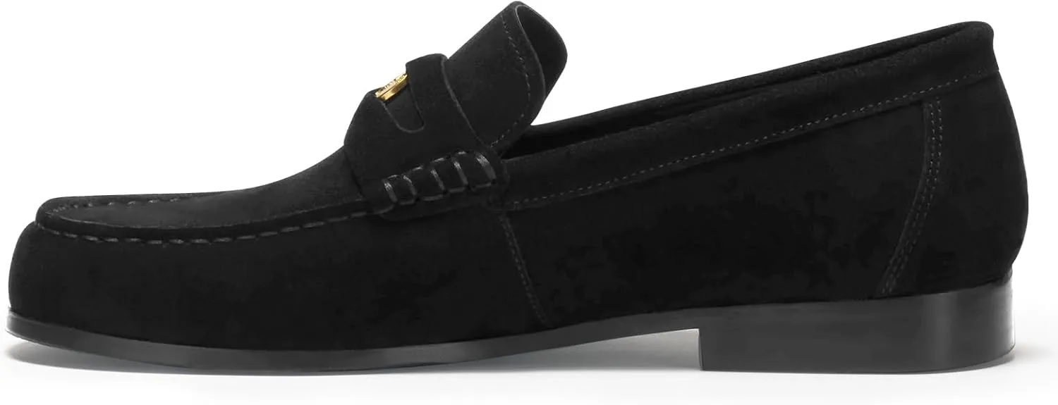 Journey West Men's Vintage Loafers for Men Belgian Loafers Slip-on Loafer Penny Loafer Casual Loafers