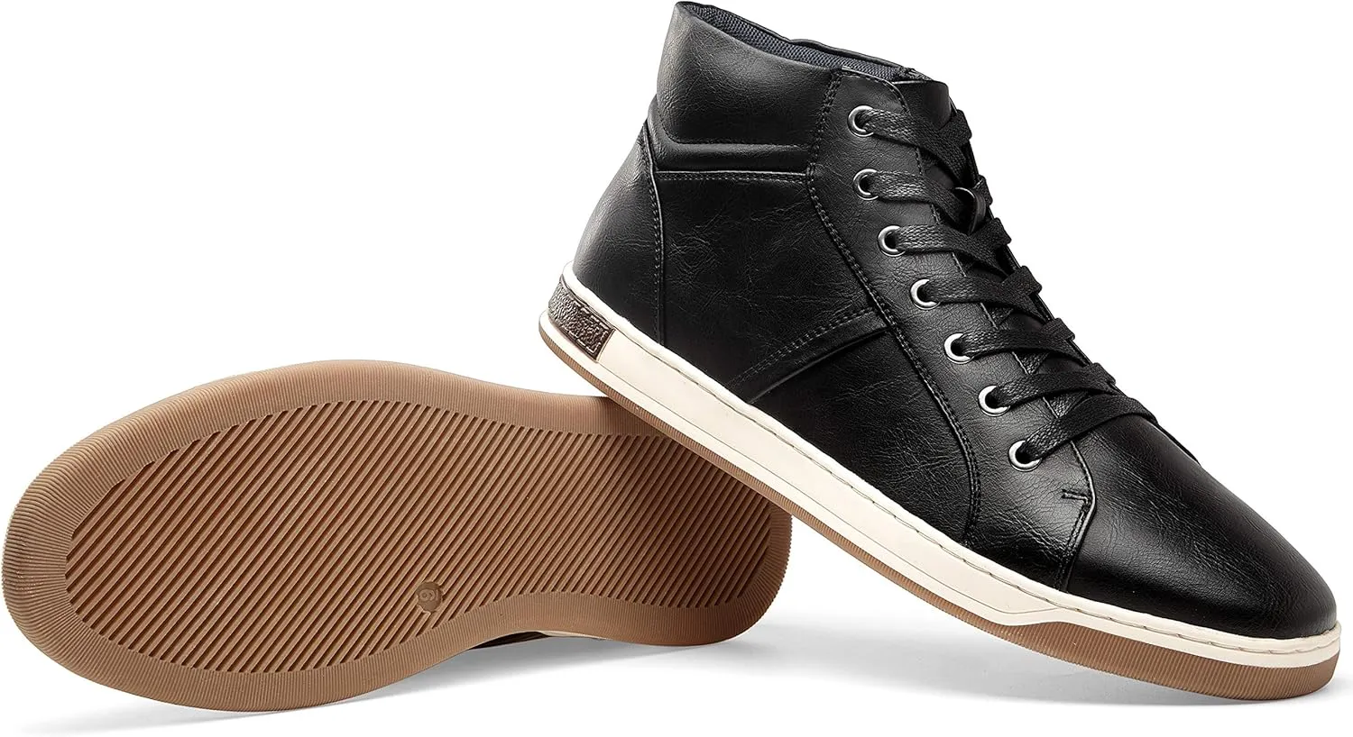 Jousen Men's Casual Shoes High Top Fashion Sneaker Lightweight Men Boots Shoes