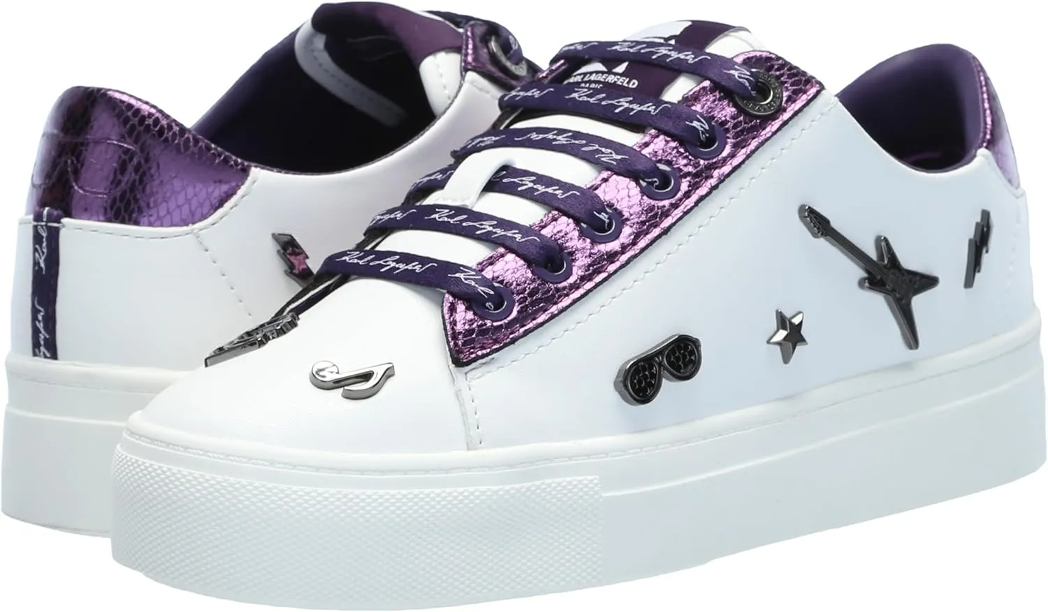 Karl Lagerfeld Paris Women's Cate Pins Sneaker
