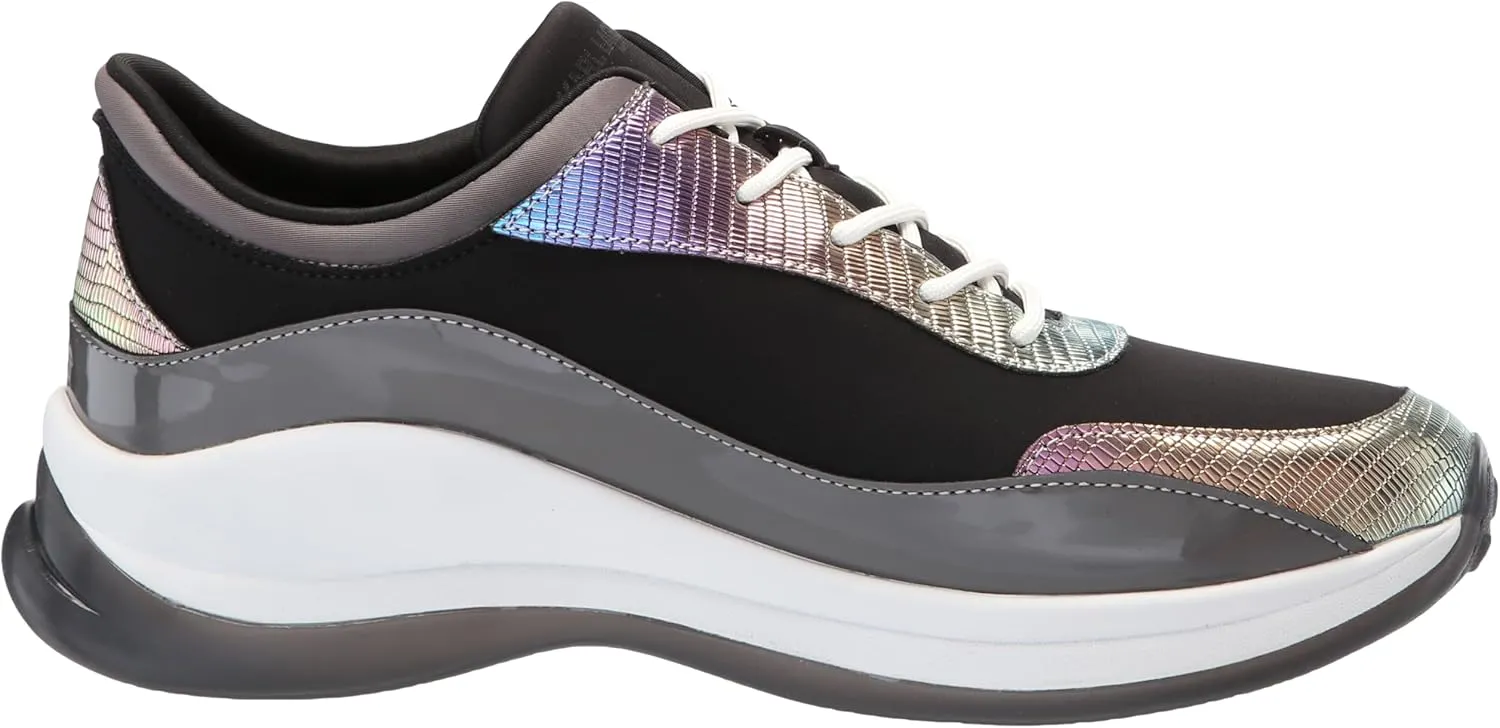 KARL LAGERFELD womens Coty Everyday Lace Up Sneaker