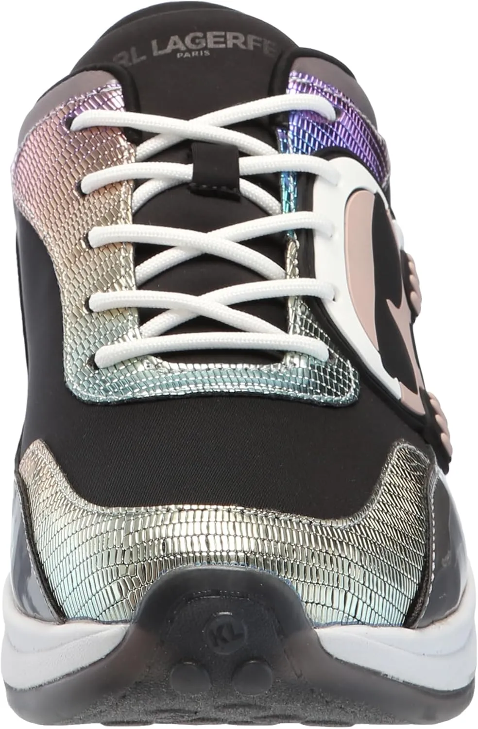 KARL LAGERFELD womens Coty Everyday Lace Up Sneaker