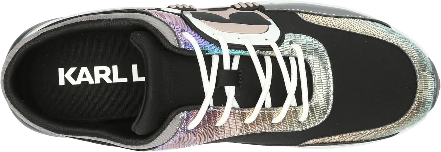 KARL LAGERFELD womens Coty Everyday Lace Up Sneaker