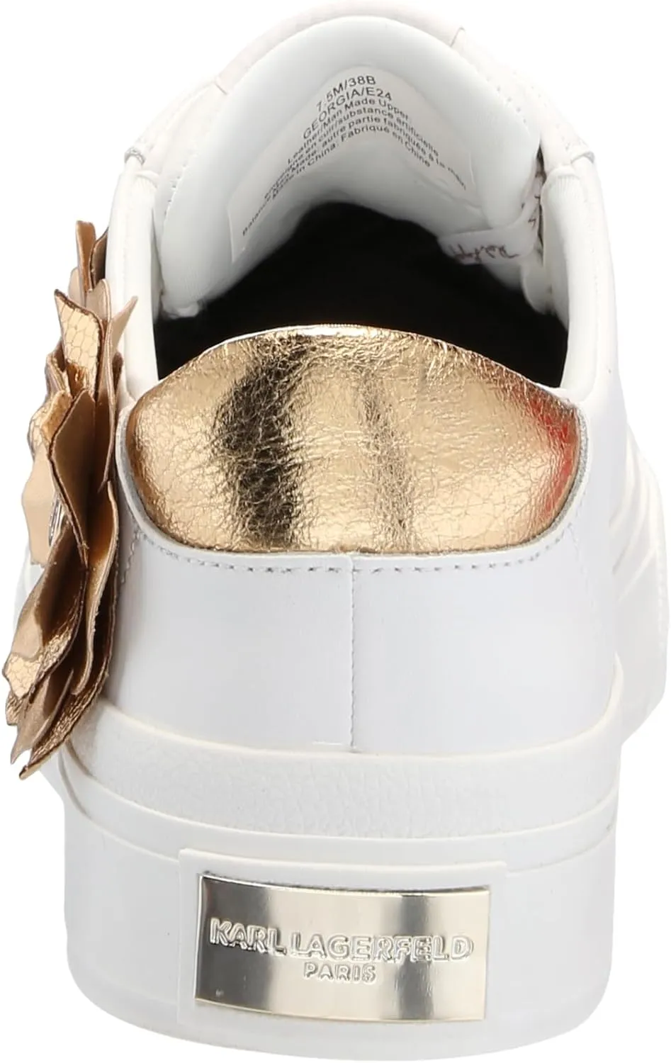KARL LAGERFELD womens Georgia Lace Up Sneaker