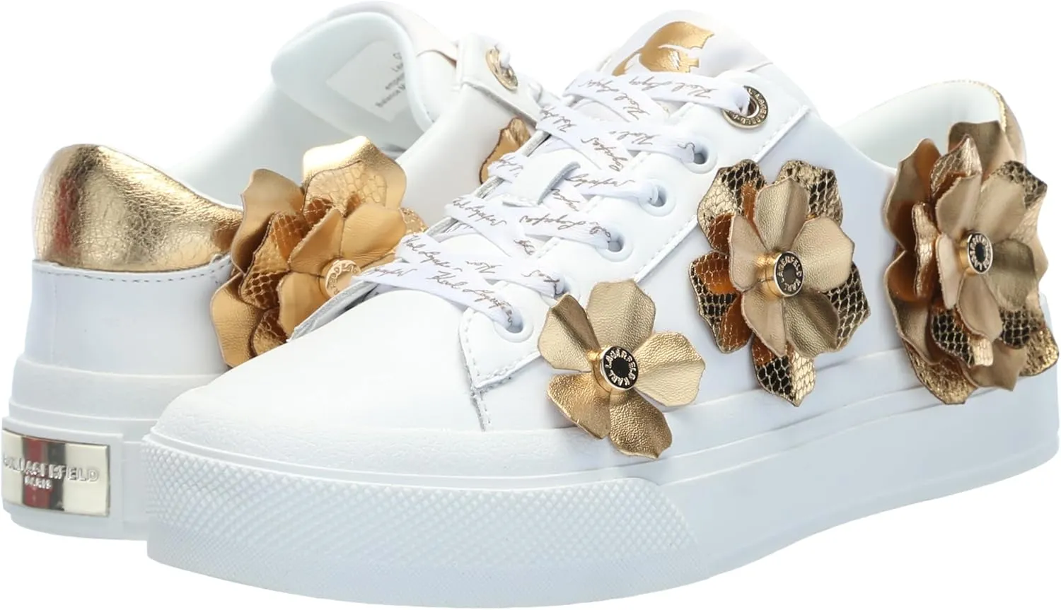 KARL LAGERFELD womens Georgia Lace Up Sneaker
